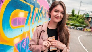 Outdoor Blowjob with Big Titted Brunette - sex videos online YAY.PORN