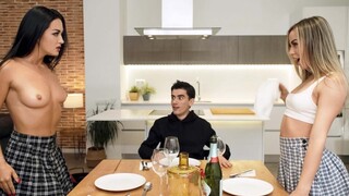 Doggystyle & Cowgirl – Double Blowjob with Zuzu and Anastasia - sex videos online YAY.PORN