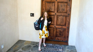 Hot Petite Teen Alice Teases Her Tiny Ginger Snatch - sex videos online YAY.PORN