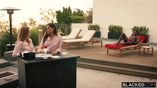 Hot Interracial Office Fuck – Deepthroat & Cum in Mouth - sex videos online YAY.PORN