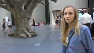 Blonde amateur Rachel James enjoys facial after walk - Small tits and tattoos - sex videos online YAY.PORN