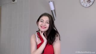 Hairy pussy beauty Bellavitana teases & masturbates hard - sex videos online YAY.PORN