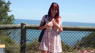 Watch Cherie Mature Redhead Big Tits Outdoor Fun - the best porn YAY.PORN