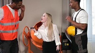 Haley Spades Gets DP'd by Construction Workers with Big Black Dicks - sex videos online YAY.PORN