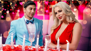  Old Man Fucks Young Blonde on Valentine's - sex videos online YAY.PORN