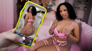  Taboo Bathroom Sex with Cute Ebony Stepsis  - sex videos online YAY.PORN