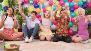 Glasses and Tattoos: A Lingerie Orgy - sex videos online YAY.PORN