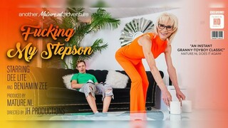 Blonde Granny Sucks Stepson's Cock! - sex videos online YAY.PORN