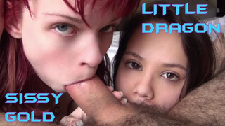 Teen Blowjob Party with Sissy Gold and Little Dragon - sex videos online YAY.PORN