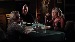 Dinner with Aubrey - Cumshot and Kiss - sex videos online YAY.PORN