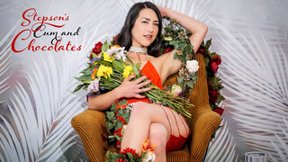 Long-Haired Brunette Stepmom Sucks Balls in POV - sex videos online YAY.PORN