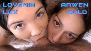 Small Tits, Big Fun: Lovenia Lux and Arwen Gold - sex videos online YAY.PORN