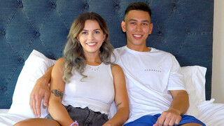 Watch Teen Babes Christian Parker & Bella Luna Get Surprised on Camera - the best porn YAY.PORN