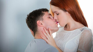 Redhead Babe Amarna Miller Striptease & Blowjob - Close Up Cumshot - sex videos online YAY.PORN